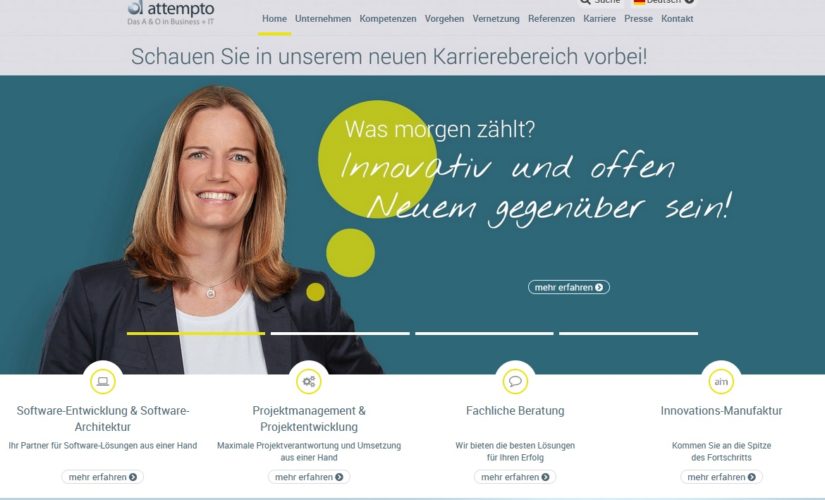 Zukunftsweisende Strategie – attempto zum vierten Mal in Folge mit Innovationspreis ausgezeichnet