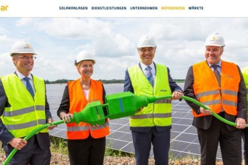 Technische Inbetriebnahme des Solarparks Zietlitz